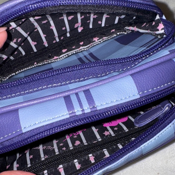 Betsey Johnson Purple Crossbody Bag with Star Design - Picture 9 of 10